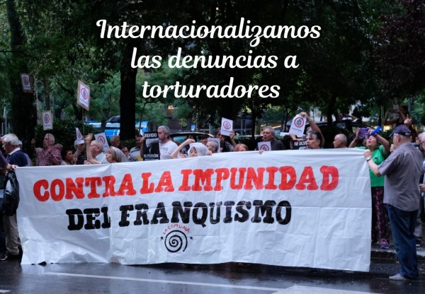 Internacionalizamos las denuncias a torturadores's header image
