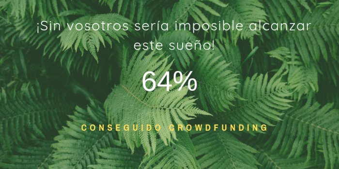 Nos gusta teneros informados por eso os contamos que ya tenemos el 64% del mínimo para el proyecto #SEDIMENTA .