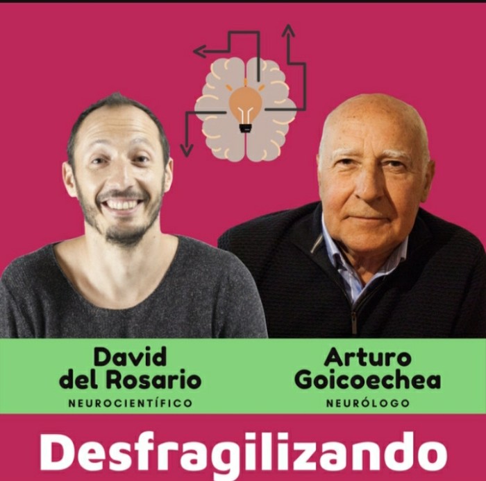 Arturo Goicoechea (neurólogo) y David del Rosario (investigador, neurocientífico, ingeniero)